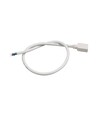 0,5m PVC kabel voor Neon Flex - 2-aderig, 0,5mm² kabel, accessoires