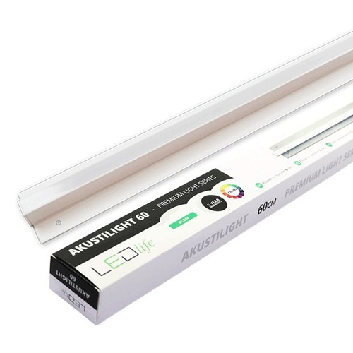 120 cm LED Troldtekt-rail - 35W, Akustilight, verzonken, 24V