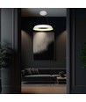 48W LED designer hanglamp, dimbaar - Ø48,5cm, 360 graden, wit, rond, incl. lichtbron