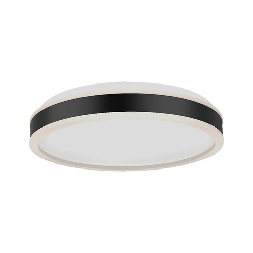 42W LED designer plafondlamp - Rond, zwart, 4400lm, 4000K, TRIAC dimbaar, IP20