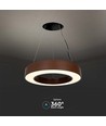 60cm 50W ronde LED pendellamp - 125lm/W, Corten, Triac dimbaar, 4000K, IP20