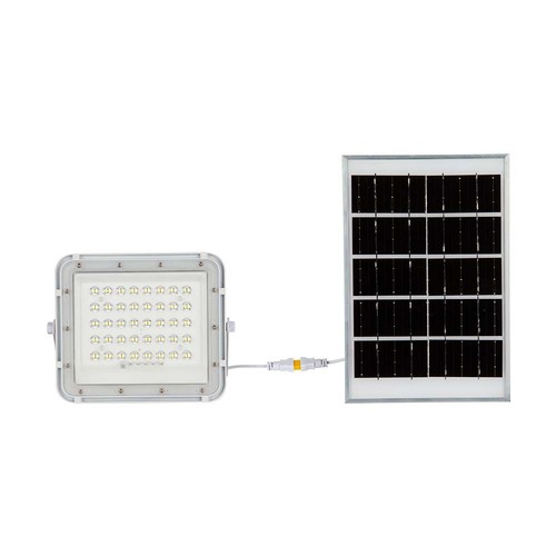 40W LED breedstraler op zonne-energie - IP65, 6400K, incl. zonnepaneel en afstandsbediening