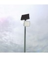 40W LED breedstraler op zonne-energie - IP65, 4000K, incl. zonnepaneel en afstandsbediening