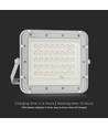 40W LED breedstraler op zonne-energie - IP65, 4000K, incl. zonnepaneel en afstandsbediening