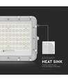 120W LED breedstraler op zonne-energie met 15W paneel - 1200lm, IP65, 4000K, incl. afstandsbediening en 3m kabel