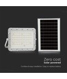 120W LED breedstraler op zonne-energie met 15W paneel - 1200lm, IP65, 4000K, incl. afstandsbediening en 3m kabel