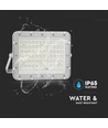 120W LED breedstraler op zonne-energie met 15W paneel - 1200lm, IP65, 4000K, incl. afstandsbediening en 3m kabel