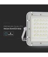 120W LED breedstraler op zonne-energie met 15W paneel - 1200lm, IP65, 4000K, incl. afstandsbediening en 3m kabel