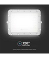 120W LED breedstraler op zonne-energie met 15W paneel - 1200lm, IP65, 4000K, incl. afstandsbediening en 3m kabel