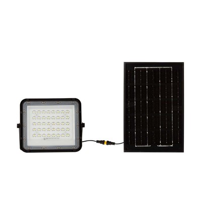 6W Solara LED breedstraler op zonne-energie - IP65, 6400K, incl. afstandsbediening en zonnepaneel