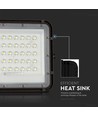 10W Solara LED breedstraler op zonne-energie - 800lm, IP65, koud wit, incl. afstandsbediening en zonnepaneel