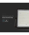 20W LED breedstraler op zonne-energie - IP65, 4000K, zwart, incl. zonnepaneel en afstandsbediening