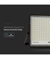 30W LED breedstraler op zonne-energie, 6400K - 2600lm, IP65, incl. zonnepaneel en afstandsbediening, aluminium