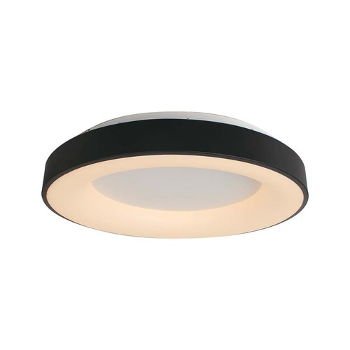 49W LED decoratieve plafondlamp, dimbaar - Ø60cm, 106lm/W, zwart, 3000K, Triac dimbaar