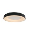 49W LED decoratieve plafondlamp, dimbaar - Ø60cm, 106lm/W, zwart, 3000K, Triac dimbaar