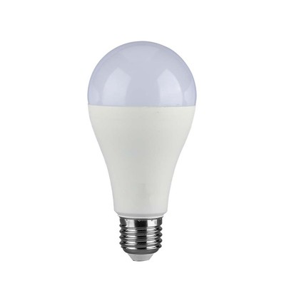E27 17W LED lamp - A65, warm wit, IP20 binnenshuis