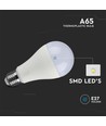 E27 17W LED lamp - A65, warm wit, IP20 binnenshuis