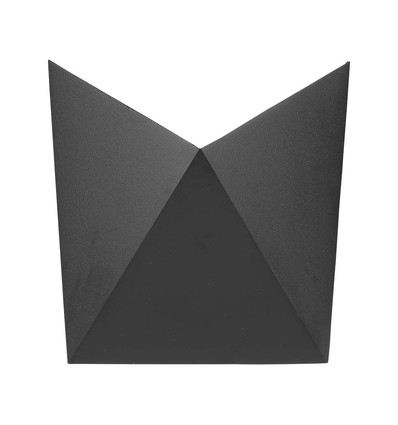 5W LED wandlamp - IP65, zwart, 110lm/W, 17,5x17,5cm, aluminium, incl. lichtbron