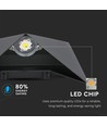 5W LED wandlamp - IP65, zwart, 110lm/W, 17,5x17,5cm, aluminium, incl. lichtbron