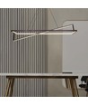 45W LED design hanglamp - TRIAC dimbaar, 3000K, zwart