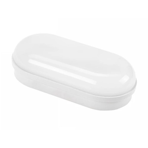 8W LED Technic wandlamp - IP54, IK10, ovaal, wit, incl. lichtbron