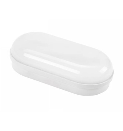 8W LED Technic wandlamp - IP54, IK10, ovaal, wit, incl. lichtbron