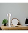 1W oplaadbare LED tafellamp, champagne goud - Touch dimbaar, USB-C, 3000K, 1800mAh, hoogte 30cm
