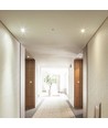 GU10 inbouwspot Diep - Rond, wit, Ø8,75cm, diep design, anti-verblinding