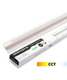 Outlet: 90 cm LED Troldtekt-rail, CCT - 27W, Akustilight, verzonken, 24V