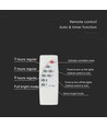 25W LED breedstraler op zonne-energie - 550lm, IP65, zwart, incl. zonnepaneel en afstandsbediening