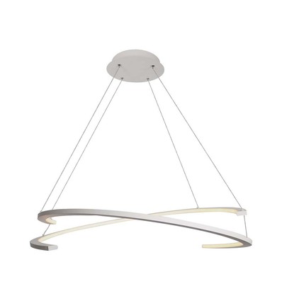 48W metalen plafondlamp - 800x1200mm, 3000K, wit, TRIAC dimbaar