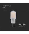 G4 1,1W LED lamp, 12V - Samsung LED chip, 100lm, 300°, kunststof, 5 jaar garantie