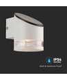 1W Solar wandlamp met sensor - 3000K, IP54, bewegingssensor, warm wit