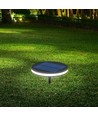 2W Solar LED spot met prikpen - IP54, 3000K, zwart, 1.8W zonnepaneel, incl. batterij
