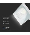 25W Solar LED breedstraler - 550lm, IP65, zwart, afstandsbediening, sensor, buiten