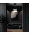 12W designer pendellamp - Ø24cm, 1280lm, zwart, 4000K, IP20 binnen