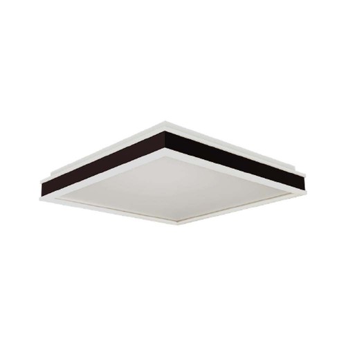 18W LED designer plafondlamp, vierkant - Zwart, 1490lm, 35x35cm, 4000K, IP20 binnen