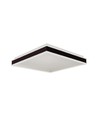 24W Vierkante LED designer plafondlamp - 2450lm, 45x45cm, zwarte rand, 4000K, IP20