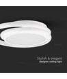 24W LED designer plafondlamp - Ø30cm, 105lm/W, wit, rond, 4000K, incl. lichtbron