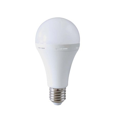 E27 15W LED noodverlichtingslamp met batterij - A90, 4000K, 3,5-4,5 uur batterijduur, te gebruiken als zaklamp