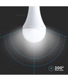 E27 15W LED noodverlichtingslamp met batterij - A90, 4000K, 3,5-4,5 uur batterijduur, te gebruiken als zaklamp