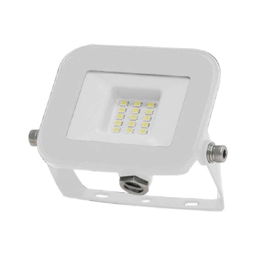 10W LED breedstraler, wit - Samsung LED chip, IP65, ultra-dun design, 3000K, buiten
