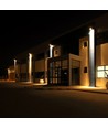 10W LED breedstraler, wit - Samsung LED chip, IP65, ultra-dun design, 3000K, buiten