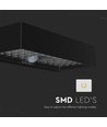 6W LED solar wandlamp met sensor - 900lm, IP65, zwart, 4000K, incl. batterij