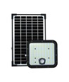 30W Solara LED breedstraler met zonnepaneel - IP65, PIR sensor, 6400K, zwart, LiFePO4 batterij