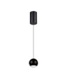 5W hanglamp, zwart - 500lm, 3000K, klokvormig, verstelbaar