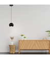 5W hanglamp, zwart - 500lm, 3000K, klokvormig, verstelbaar