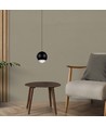5W hanglamp, zwart - 500lm, 3000K, klokvormig, verstelbaar