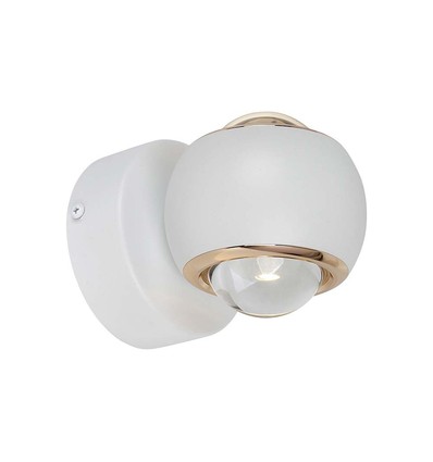 10W LED wandlamp met up/down light - Wit, 3000K, 13,5x10 cm, IP44, incl. lichtbron