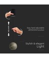 8,5W LED hanglamp, Ø12cm - Champagne goud, touch on/off, 3000K, incl. lichtbron